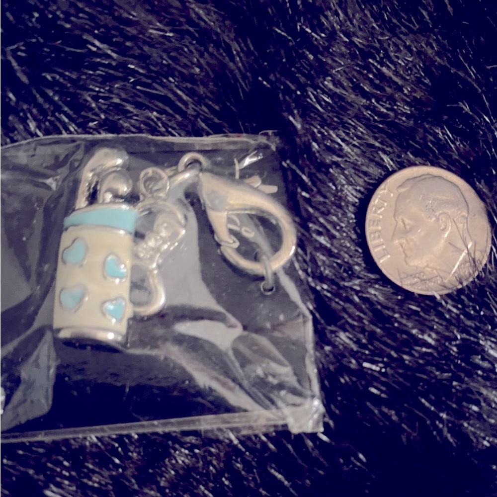 Small Blue Golf Bag Dog Charm